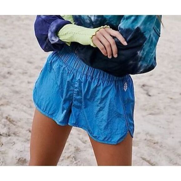 ✨FREE PEOPLE MOVEMENT The Way Home Blue Sz Medium Shorts✨ - Picture 5 of 11